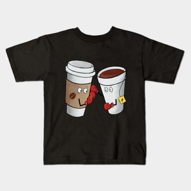 tea and coffee Kids T-Shirt by danas_fantasy